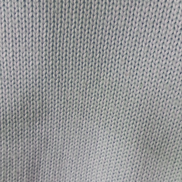 Lovers + Friends Light Blue Vanish Mock Neck Sweater Size Small - Picture 9 of 12